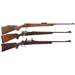 Three Bolt Action Rifles -A) Gustloff KK-Wehrsportgewehr Training Rifle