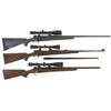 Image 1 : Three Scoped Bolt Action Rifles -A) Custom Mauser Rifle with Reloading Dies