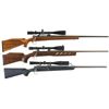 Image 1 : Collector's Lot of Three Scoped Bolt Action Rifles -A) Custom Mauser Rifle