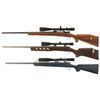 Image 2 : Collector's Lot of Three Scoped Bolt Action Rifles -A) Custom Mauser Rifle