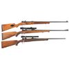 Image 1 : Collector's Lot of Three Custom Bolt Action Rifles -A) 1933 Dated Mauser Banner K98 Rifle