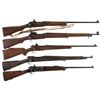 Image 1 : Five Bolt Action Rifles -A) U.S. Eddystone Model 1917 Rifle