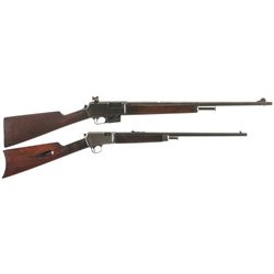 Collector's Lot of Two Winchester Semi-Automatic Rifles -A) Winchester Model 1905 Rifle