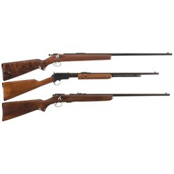 Three Winchester Rifles -A) Winchester Model 67 Bolt Action Rifle