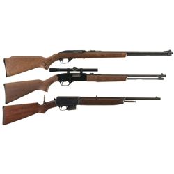 Three Semi-Automatic Rifles -A) Marlin Glenfield Model 60 Rifle