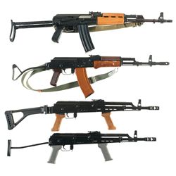 Four AK-47 Style Semi-Automatic Rifles -A) DC Industries Model NDS-Y556 Rifle with Sling