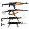 Image 1 : Four AK-47 Style Semi-Automatic Rifles -A) DC Industries Model NDS-Y556 Rifle with Sling
