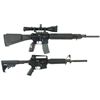 Image 1 : Two AR-15 Style Semi-Automatic Rifles -A) Bushmaster XM15-E2S Rifle with Scope