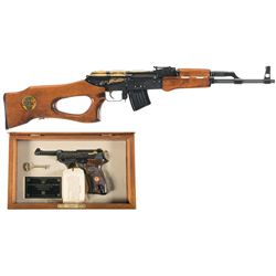 Two Semi-Automatic Commemorative Firearms -A) American Historical Foundation Vietnam War Commemorati