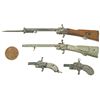 Image 4 : Six Percussion Handguns and Four Cap Guns -A) Connecticut Valley Arms Co. Colt Walker Replica Percus