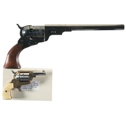 Two Single Action Revolvers -A) Pietta 1836 Texas Paterson Reproduction Revolver