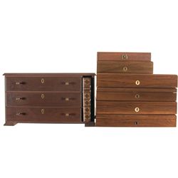 Colt Black Powder Wood Display Cases Powder Flasks and Accessories