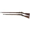 Image 2 : Two Military-Style Rifles -A) Italian Reproduction of a Springfield Model 1861 Percussion Rifle-Musk