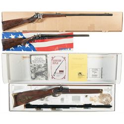 Three Boxed Replica Long Guns -A)Pedretti & Sons Reproduction Sharps 1874 Breech Loading Rifle