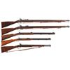 Image 1 : Five Reproduction Percussion Long Guns -A) Euroarms London Armory Rifle