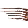 Image 2 : Five Reproduction Percussion Long Guns -A) Euroarms London Armory Rifle