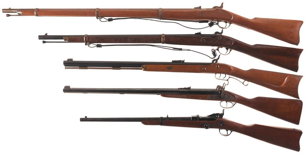 Five Reproduction Longarms -A) Navy Arms