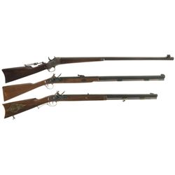 Three Rifles -A) Remington Rolling Block