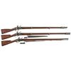 Image 1 : Three Reproduction Martial Flintlock Firearms -A) European Reproduction Harper's Ferry Musket