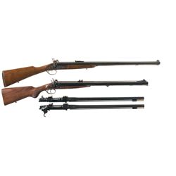Four Rifles -A) Connecticut Valley Arms Double Barrel Express Percussion Rifle