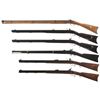 Image 2 : Six Contemporary Black Powder Rifles -A) Flintlock Rifle