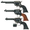 Image 1 : Three Colt Single Action Revolvers -A) Colt Peacemaker Revolver