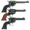 Image 2 : Three Colt Single Action Revolvers -A) Colt Peacemaker Revolver