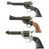 Image 2 : Three Colt Single Action Revolvers -A) Colt New Frontier Scout Revolver with Box