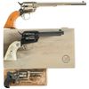 Image 1 : Three Single Action Revolvers -A) Colt Buntline Scout Revolver
