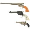 Image 2 : Three Single Action Revolvers -A) Colt Buntline Scout Revolver