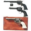 Image 1 : Three Colt Single Action Revolvers -A) Colt Peacemaker Buntline Revolver with Factory Letter