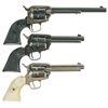 Image 4 : Three Colt Single Action Revolvers -A) Colt Peacemaker Buntline Revolver with Factory Letter