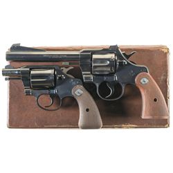 Two Colt Double Action Revolvers -A) Colt Detective Special Revolver