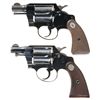 Image 1 : Two Colt Double Action Revolvers -A) Colt Cobra Revolver