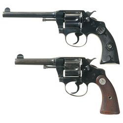 Collector's Lot of Two Colt Double Action Revolvers -A) Colt Police Positive Revolver