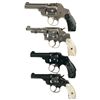 Image 1 : Collector's Lot of Four Smith & Wesson Double Action Revolvers -A) Smith & Wesson .38 Safety Hammerl