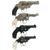 Image 2 : Collector's Lot of Four Smith & Wesson Double Action Revolvers -A) Smith & Wesson .38 Safety Hammerl