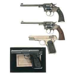 Four Handguns -A) Colt Police Positive Double Action Revolver