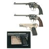 Image 1 : Four Handguns -A) Colt Police Positive Double Action Revolver