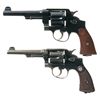 Image 1 : Collector's Lot of Two Smith & Wesson Double Action Revolvers -A) U.S. Smith & Wesson Model 1917 Rev