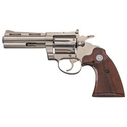 Rare Nickel Plated Colt Diamondback Double Action Revolver