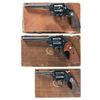 Image 1 : Three Boxed Colt Double Action Revolvers -A) Colt Officers Model Target Revolver