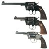 Image 1 : Collector's Lot of Three Colt Double Action Revolvers -A) Colt Officers Model Revolver