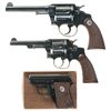 Image 1 : Three Handguns -A) Colt Police Positive Special Double Action Revolver