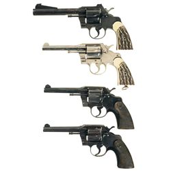 Collector's Lot of Four Colt Double Action Revolvers -A) Colt Officer's Model Special Revolver