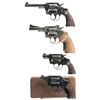 Image 1 : Four Colt Double Action Revolvers -A) Colt Official Police Model Revolver