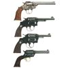 Image 2 : Four Revolvers -A) Hopkins & Allen Safety Police Double Action Revolver
