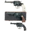 Image 1 : Collector's Lot of Three Colt Double Action Revolvers -A) Colt Official Police Revolver with Pearl G