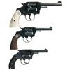 Image 2 : Collector's Lot of Three Colt Double Action Revolvers -A) Colt Official Police Revolver with Pearl G