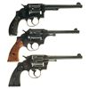 Image 2 : Three Double Action Revolvers -A) Smith & Wesson .38 Military and Police 2nd Model of 1902 Revolver
